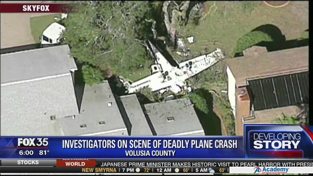Small plane crash investigation underway