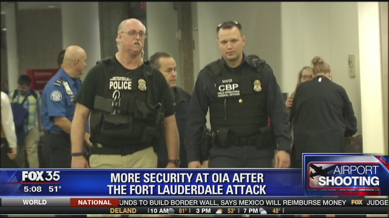 Security beefed up at Orlando airport