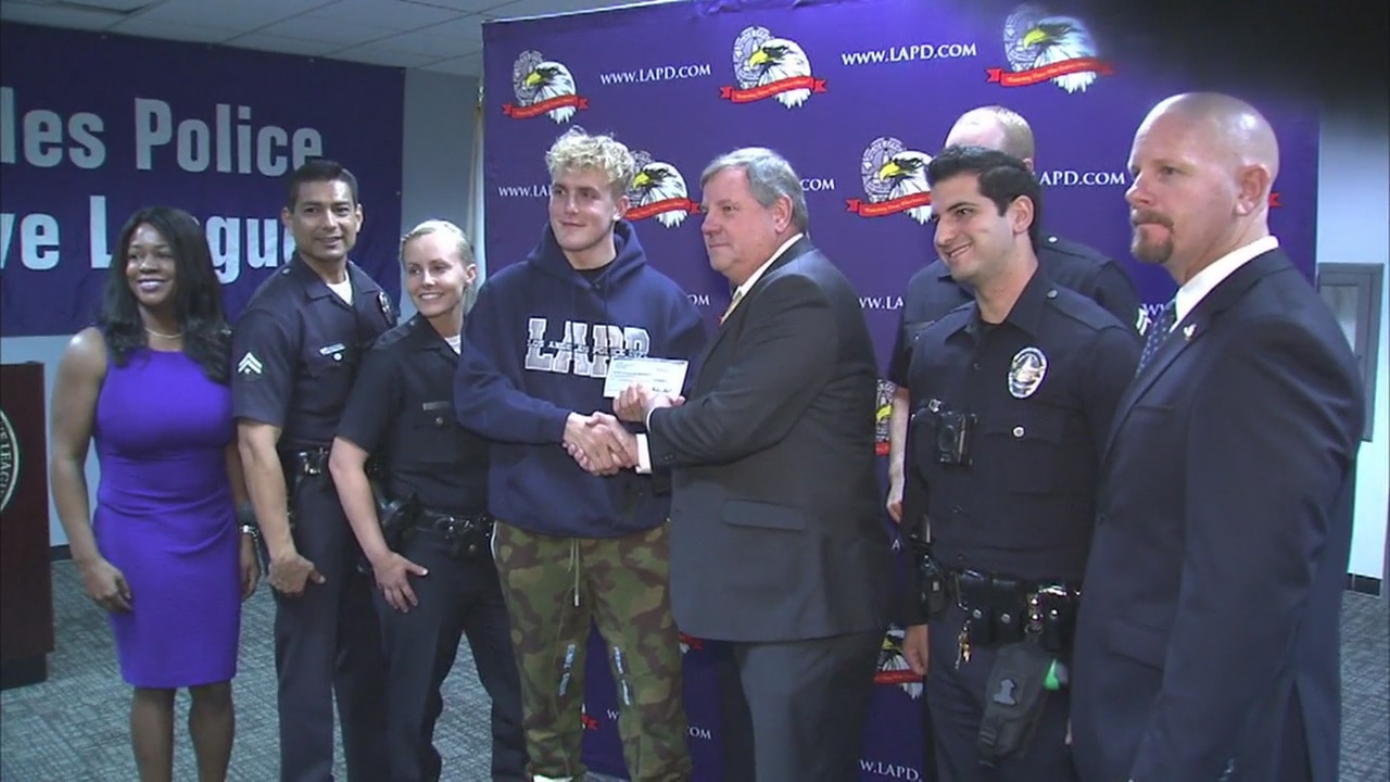 YouTube star Jake Paul donates thousands to hurricane first responders