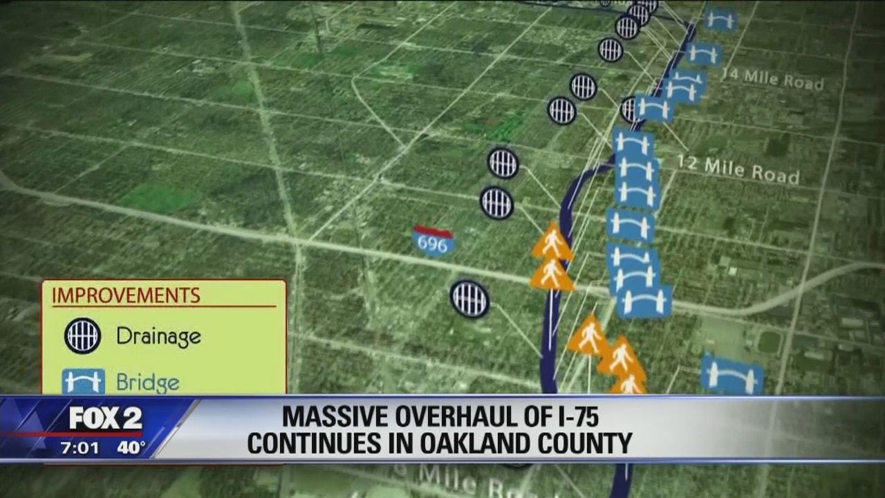 Lane closures begin along I-75 for summer construction