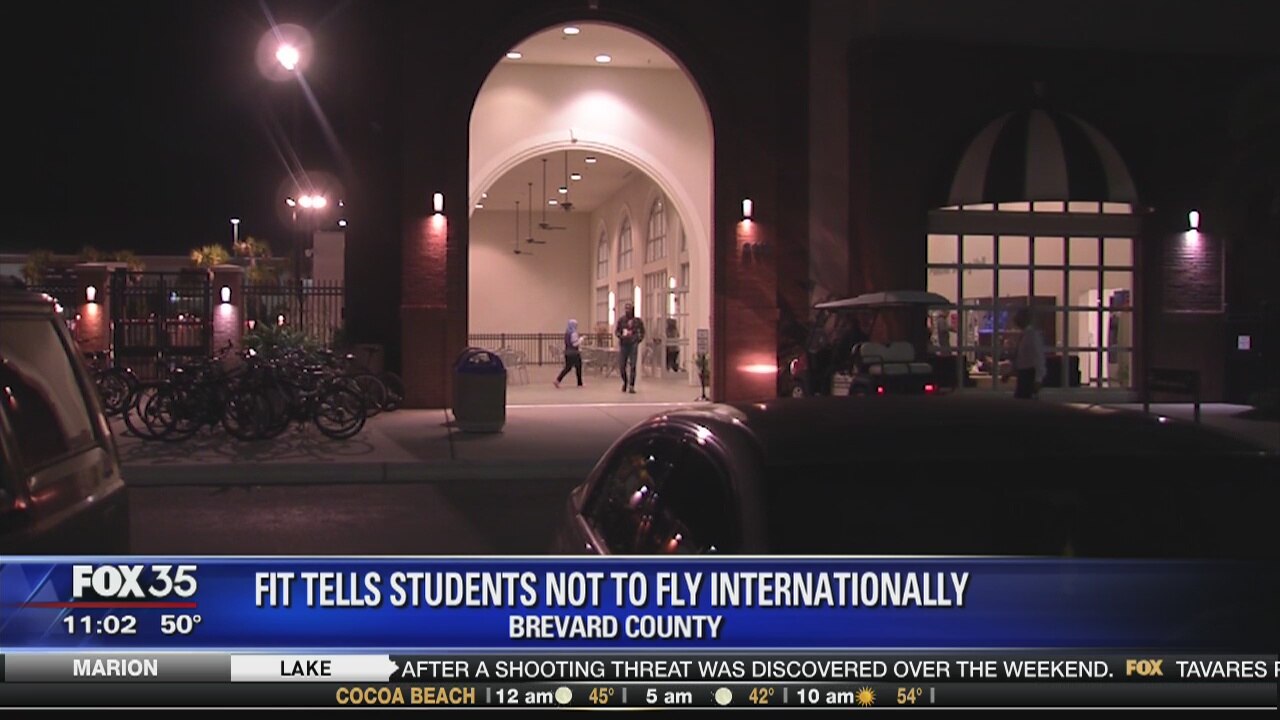 FIT tells students not to fly internationally