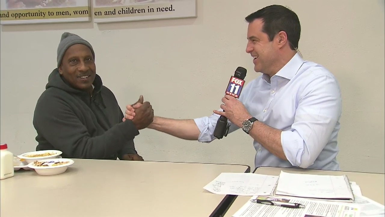 Homeless Man Raps Happy Easter To Fox 11 Reporter Logan Byrnes