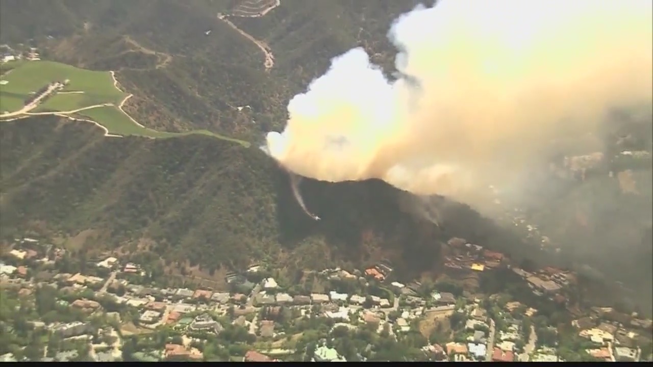 Portola Fire Drones
