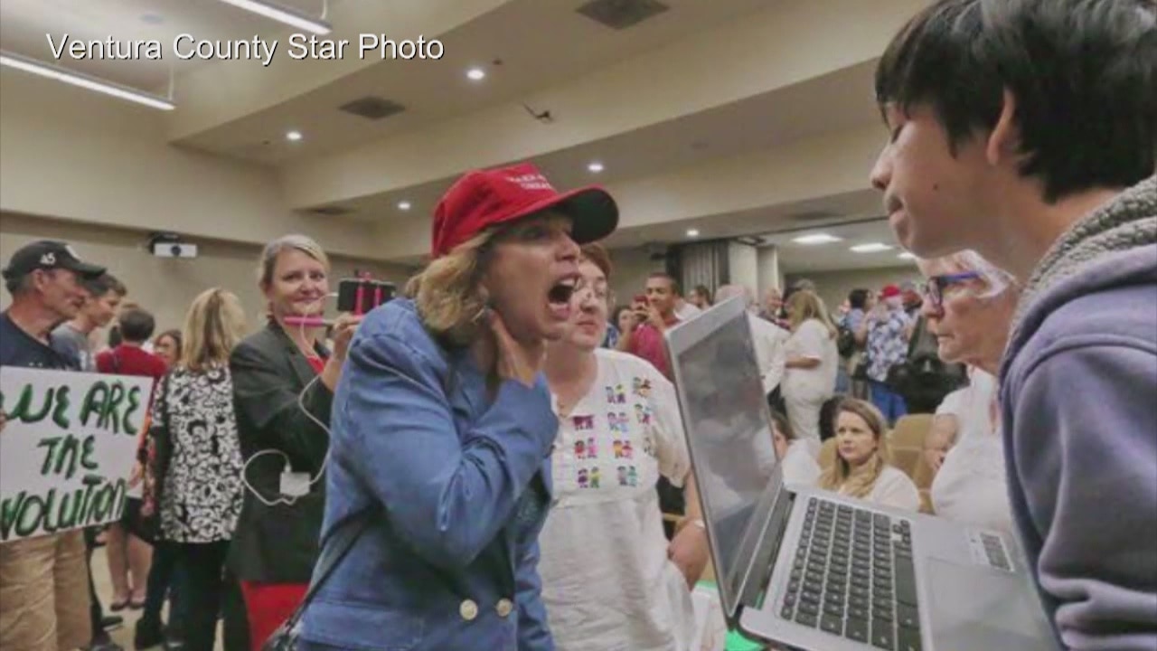 People online twist the real story behind photo of woman yelling at boy