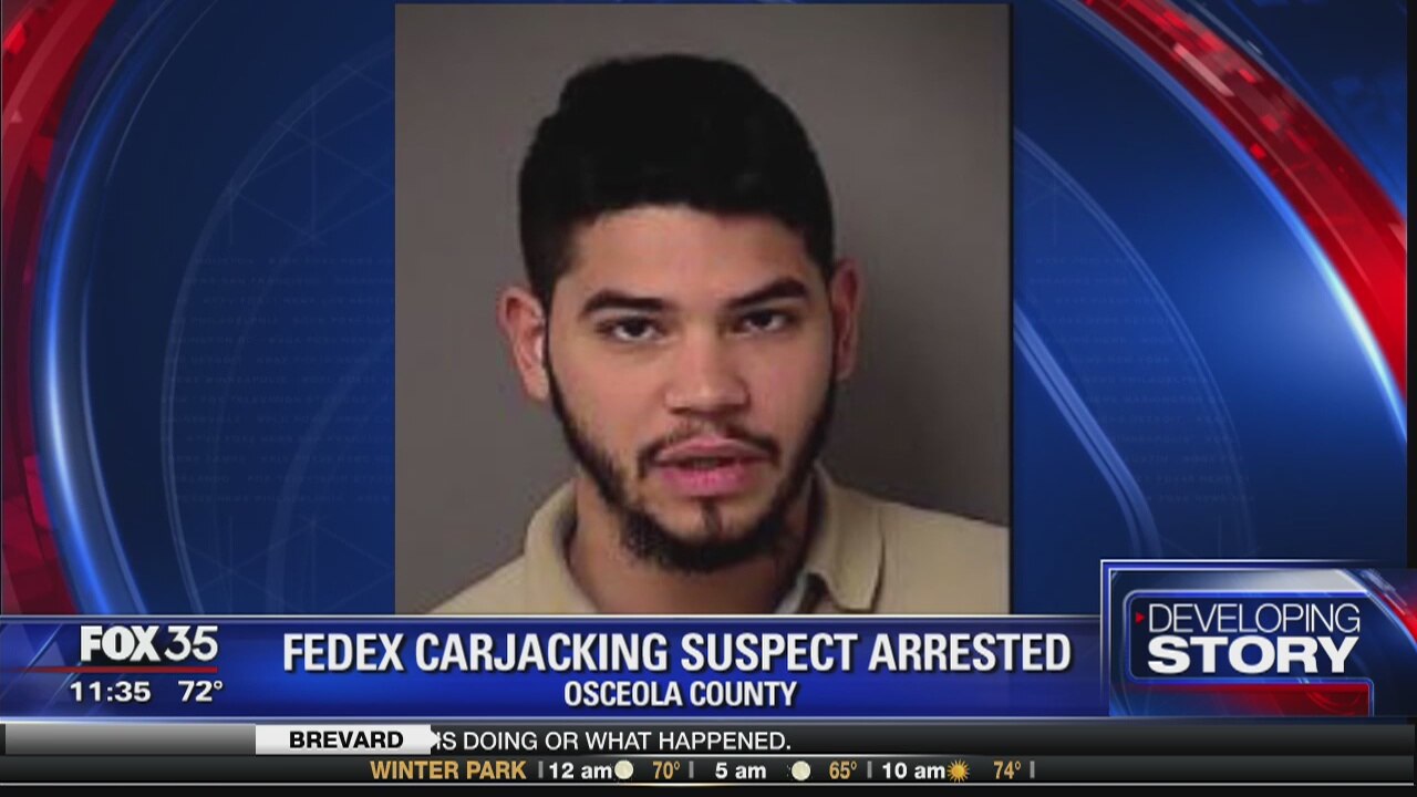 Man accused of carjacking FedEx truck arrested | FOX 35 Orlando