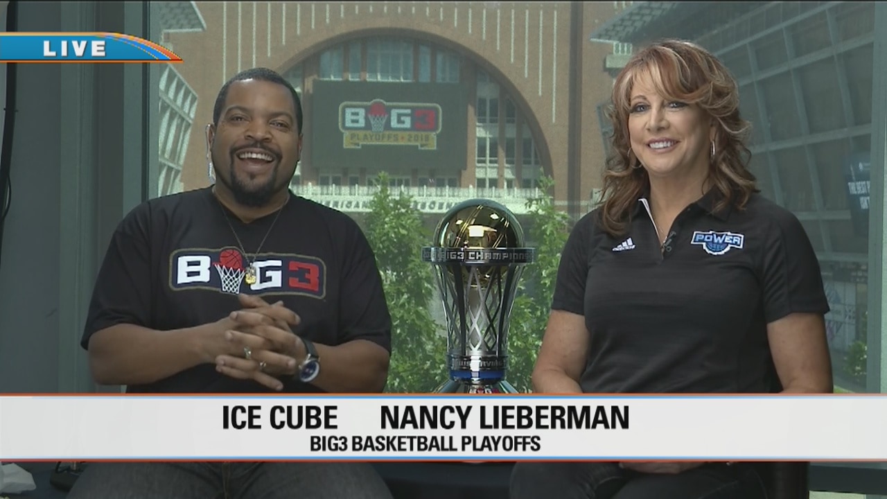 Ice Cube and Nancy Lieberman talk Aretha Franklin, Big 3 basketball playoffs