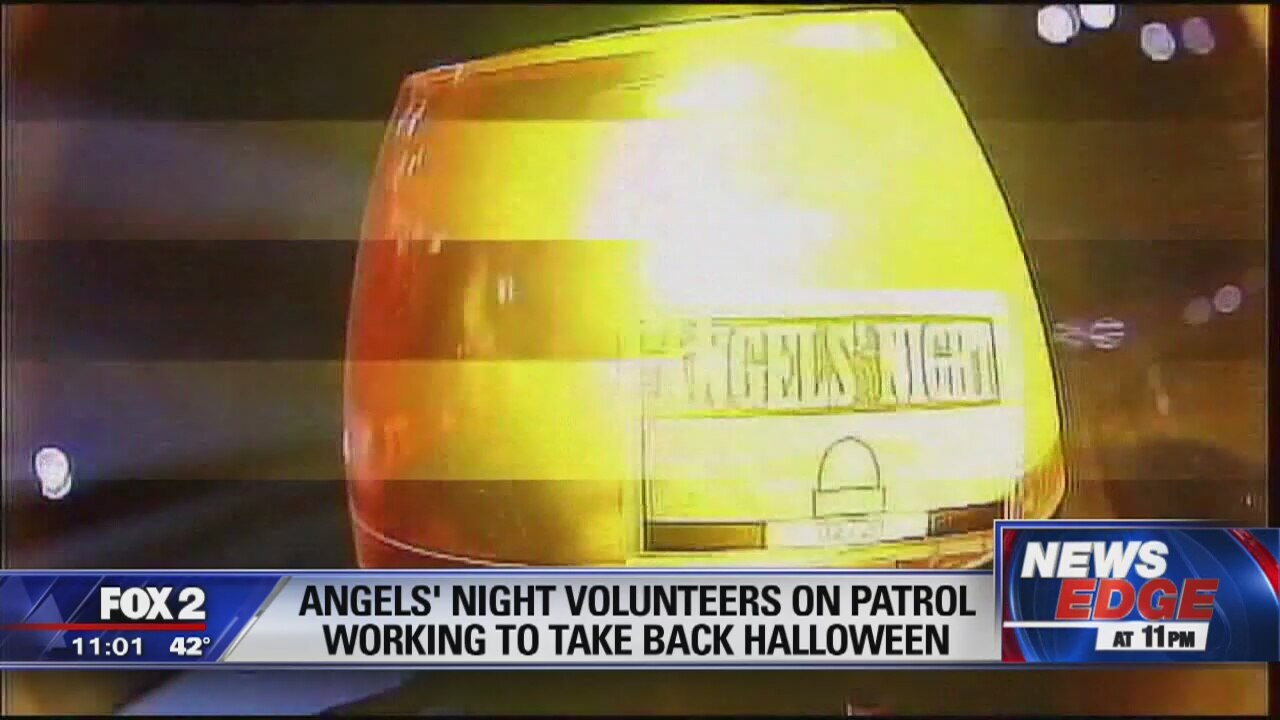 Volunteers hit the streets for Angels Night in Detroit