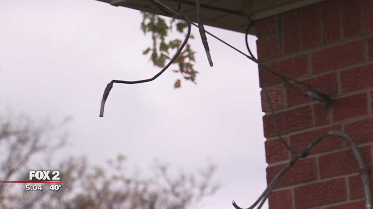DTE cut wires and created fire hazard, says upset Roseville homeowner