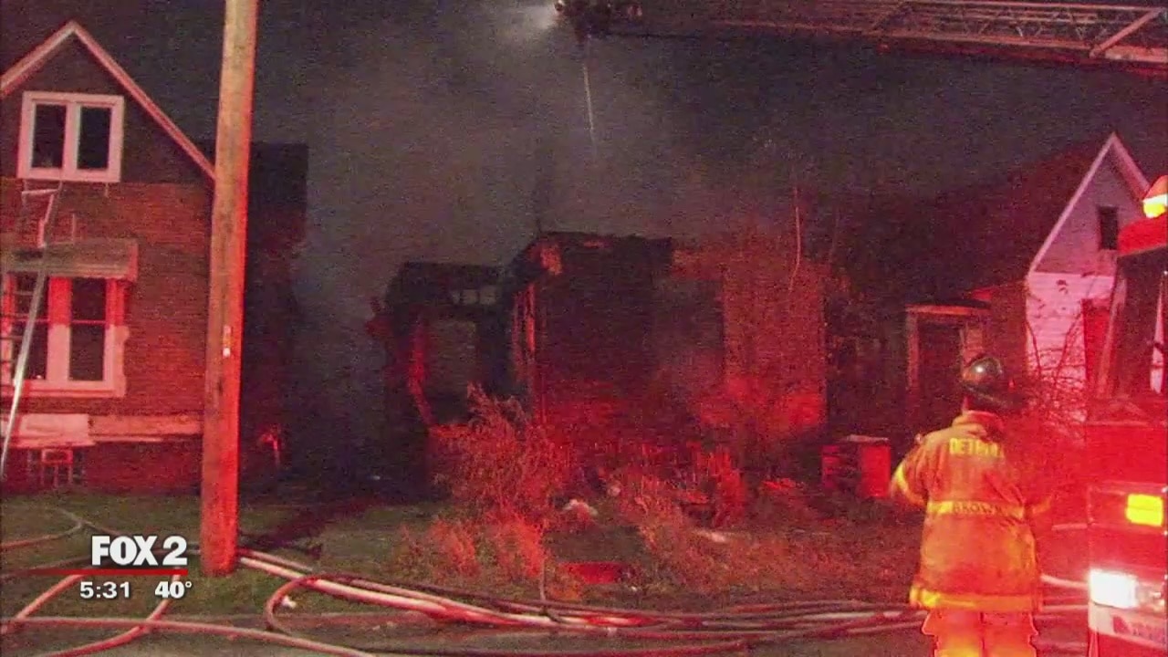 Detroit woman: Squatters set fire to stay warm in abandoned home, spread next door