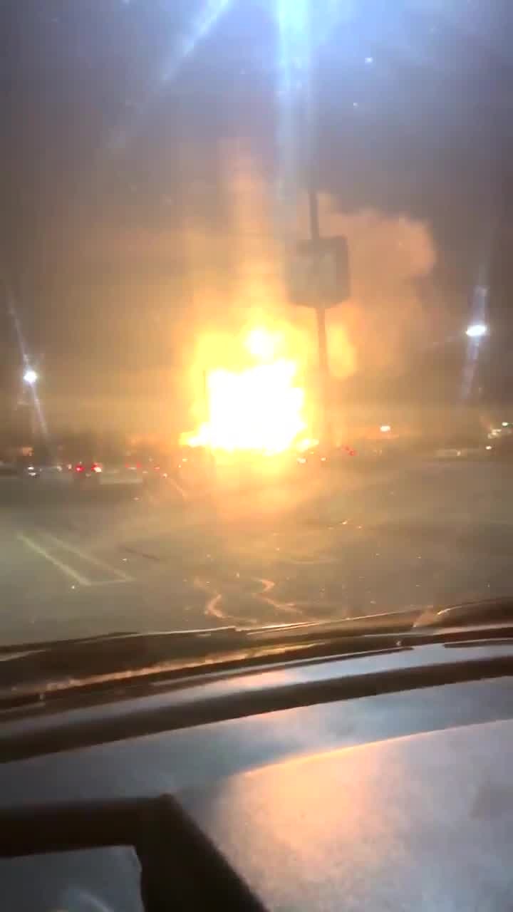 Large fire, explosion in Oakland County