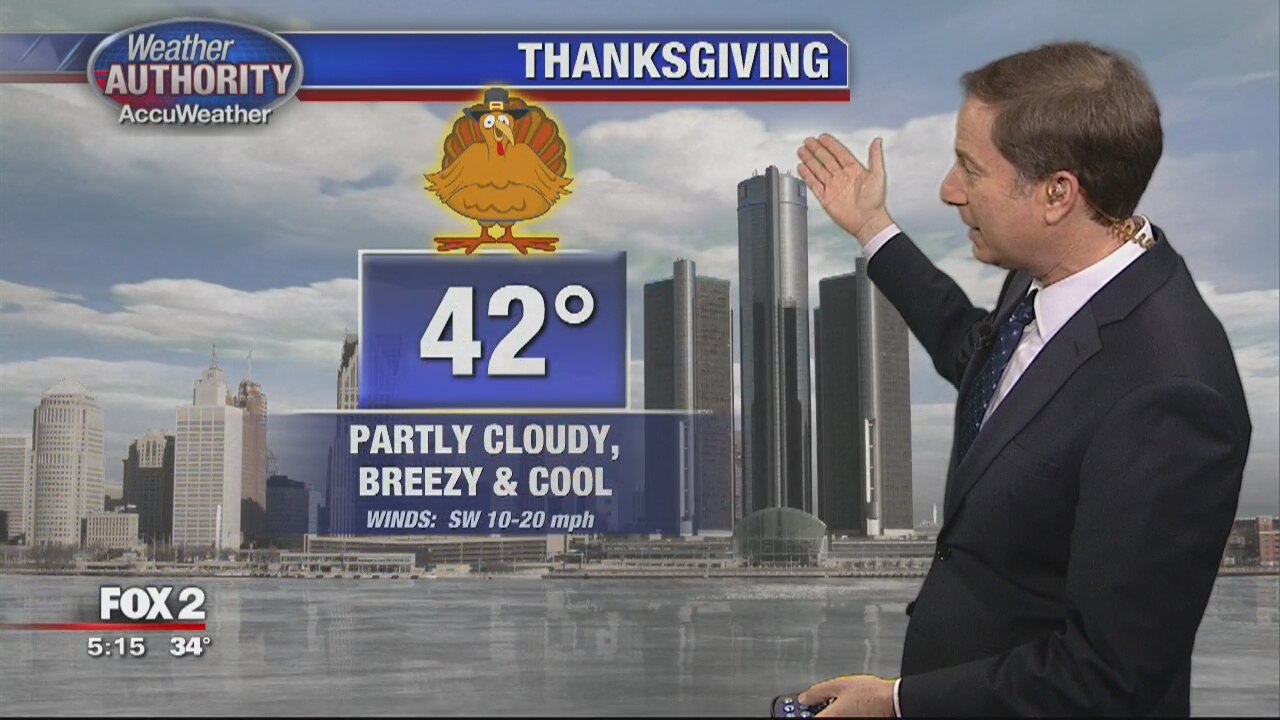 Breezy and cool Thanksgiving