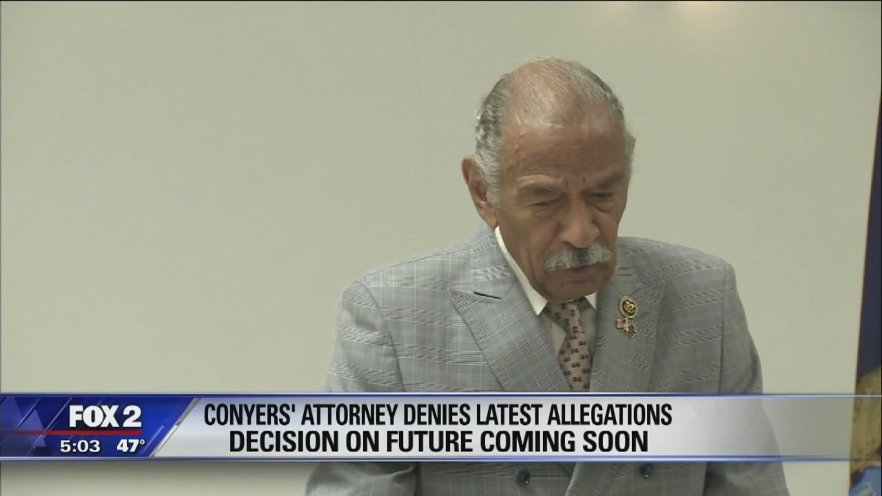 John Conyers to assess future plans in congress based on health, says accuser's claims untrue