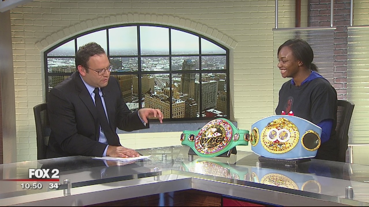 Claressa Shields defending her titles on Jan 12