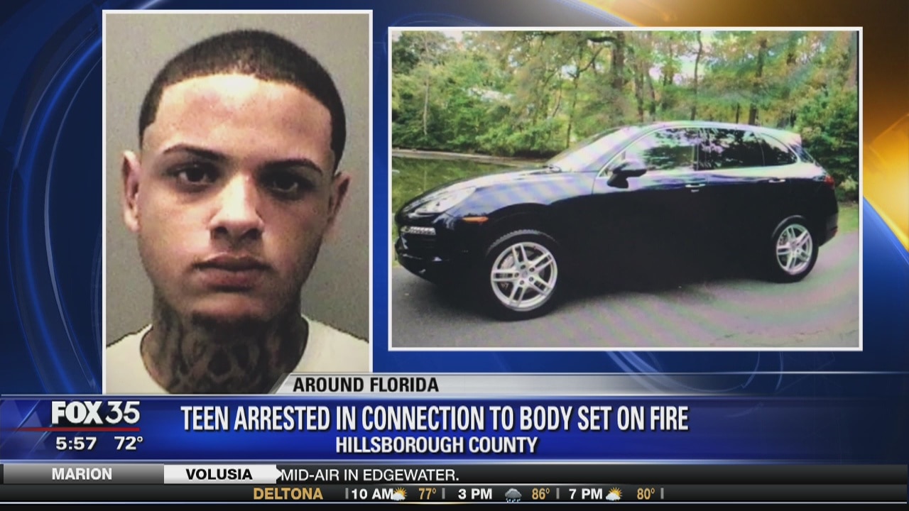 Teen arrested in connection to body set on fire | FOX 35 Orlando