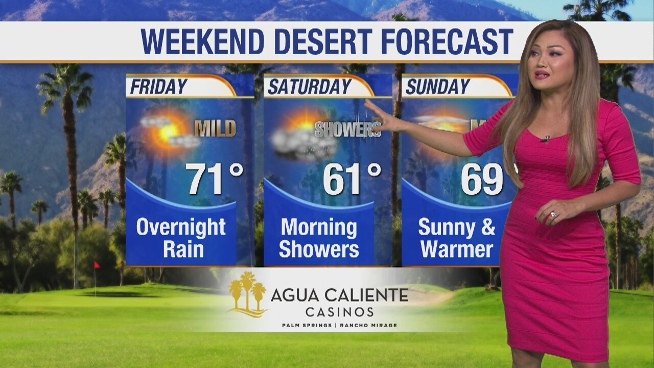 Weekend desert forecast