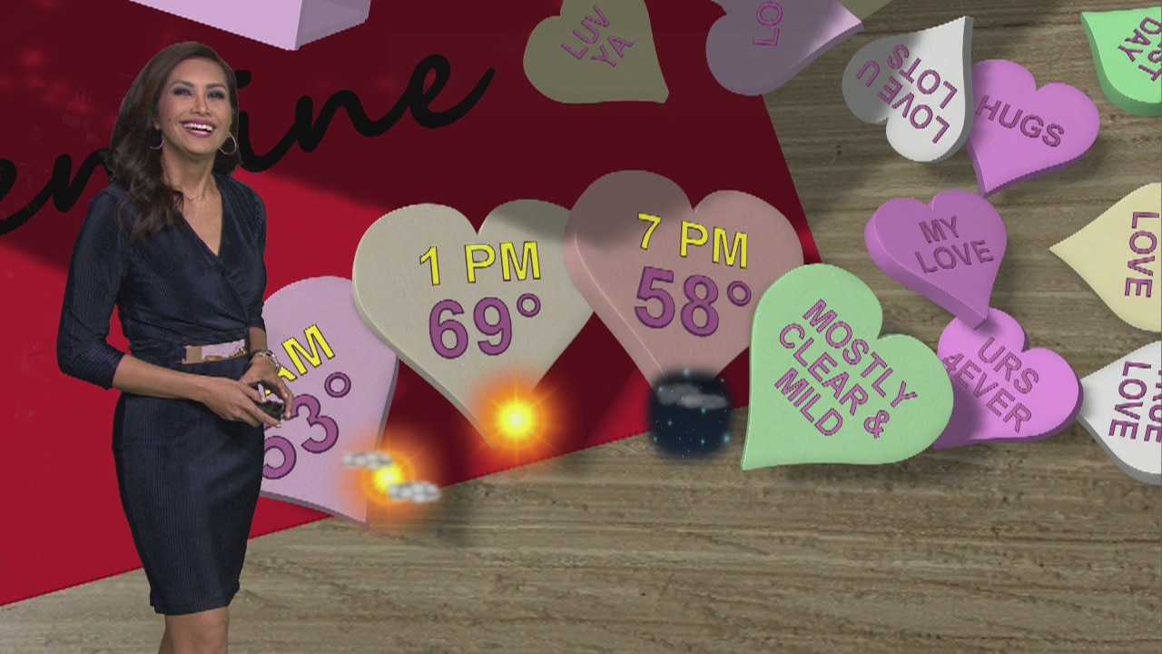 Valentine's Day Weather Forecast Friday, February 14
