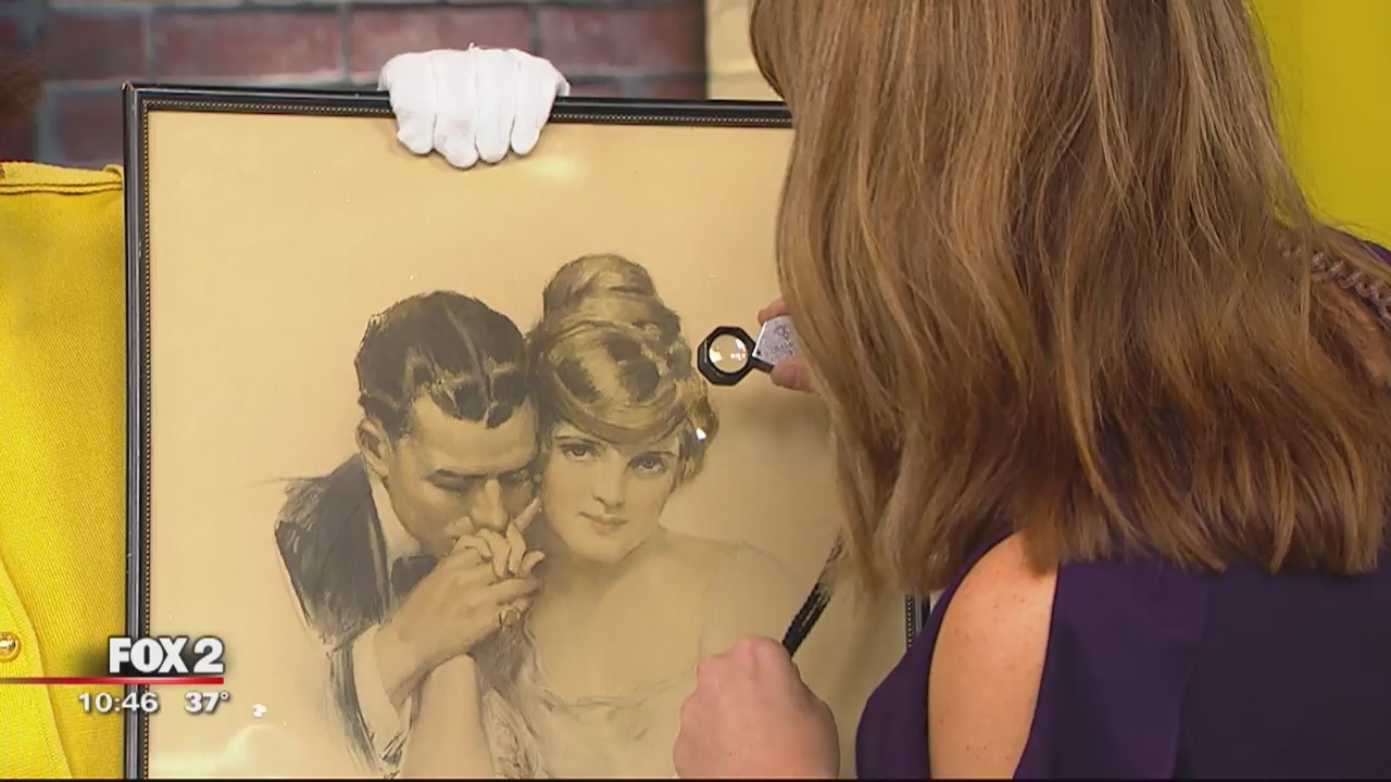 Dr. Lori appraises FOX 2's Woody Woodriffe's antique