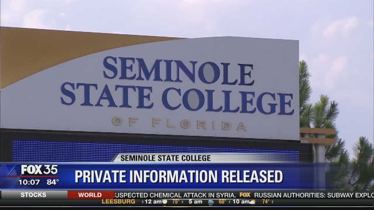 Private information released at Seminole State
