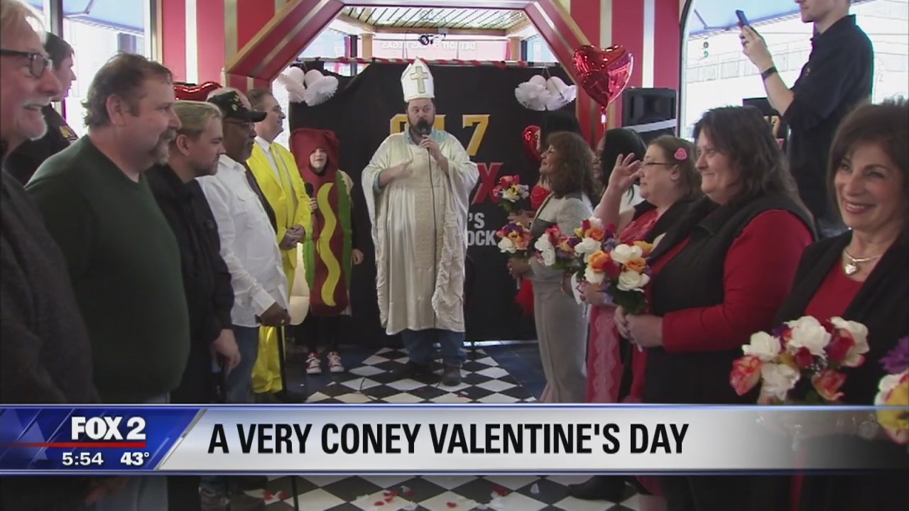 American Coney Island hosts wedding vow renewal