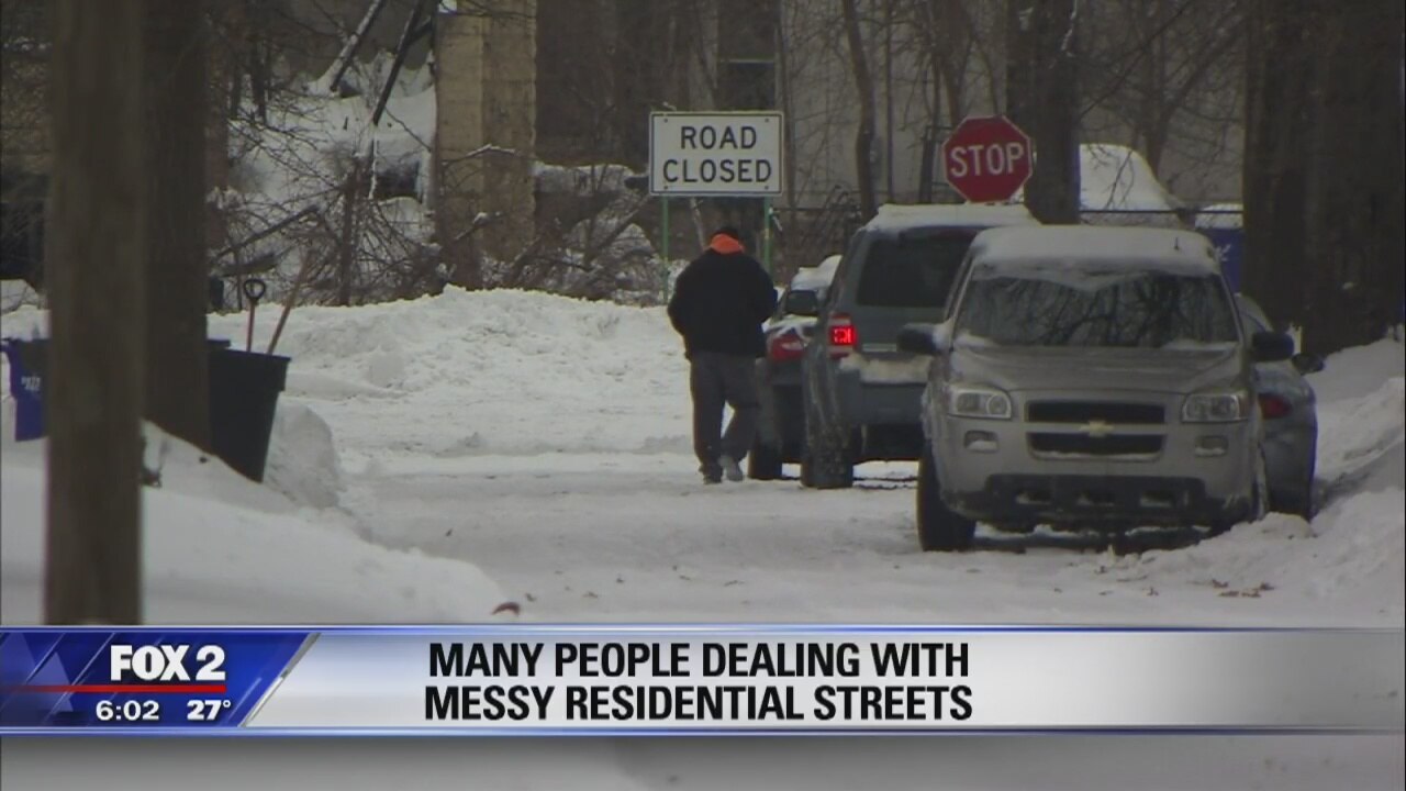 Many people dealing with messy residential streets