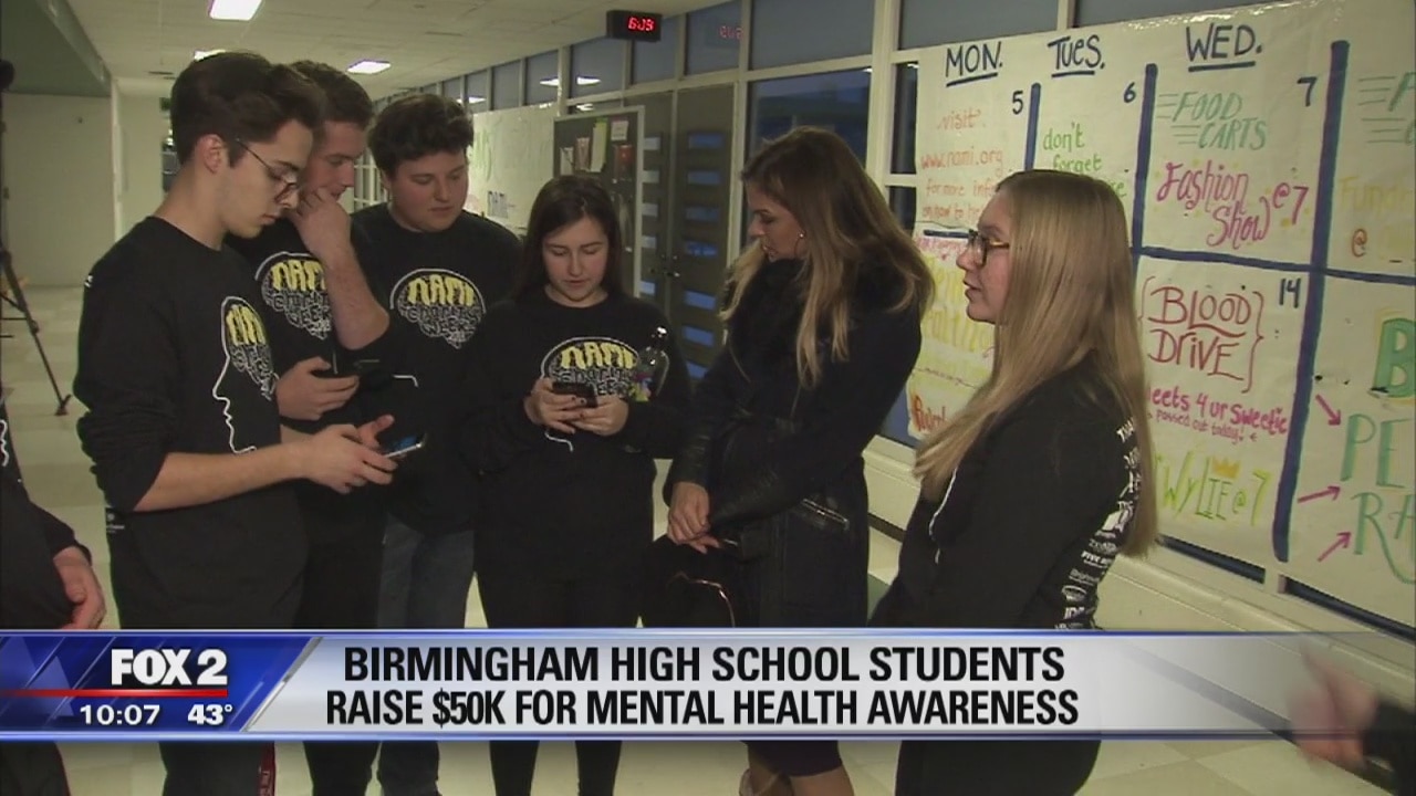 Birmingham high school students raise $50K for mental health