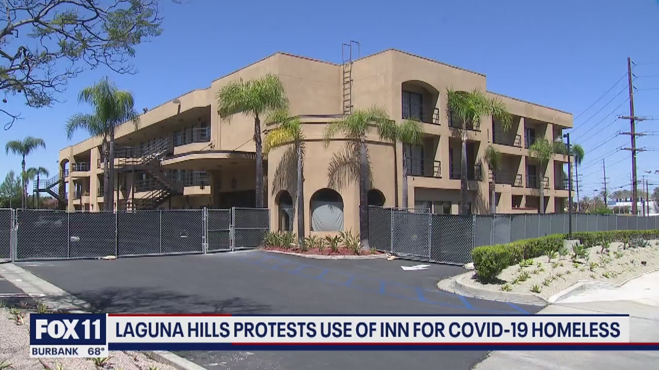 Laguna Hills sues to stop the housing of COVID-19 affected homeless people in local hotel