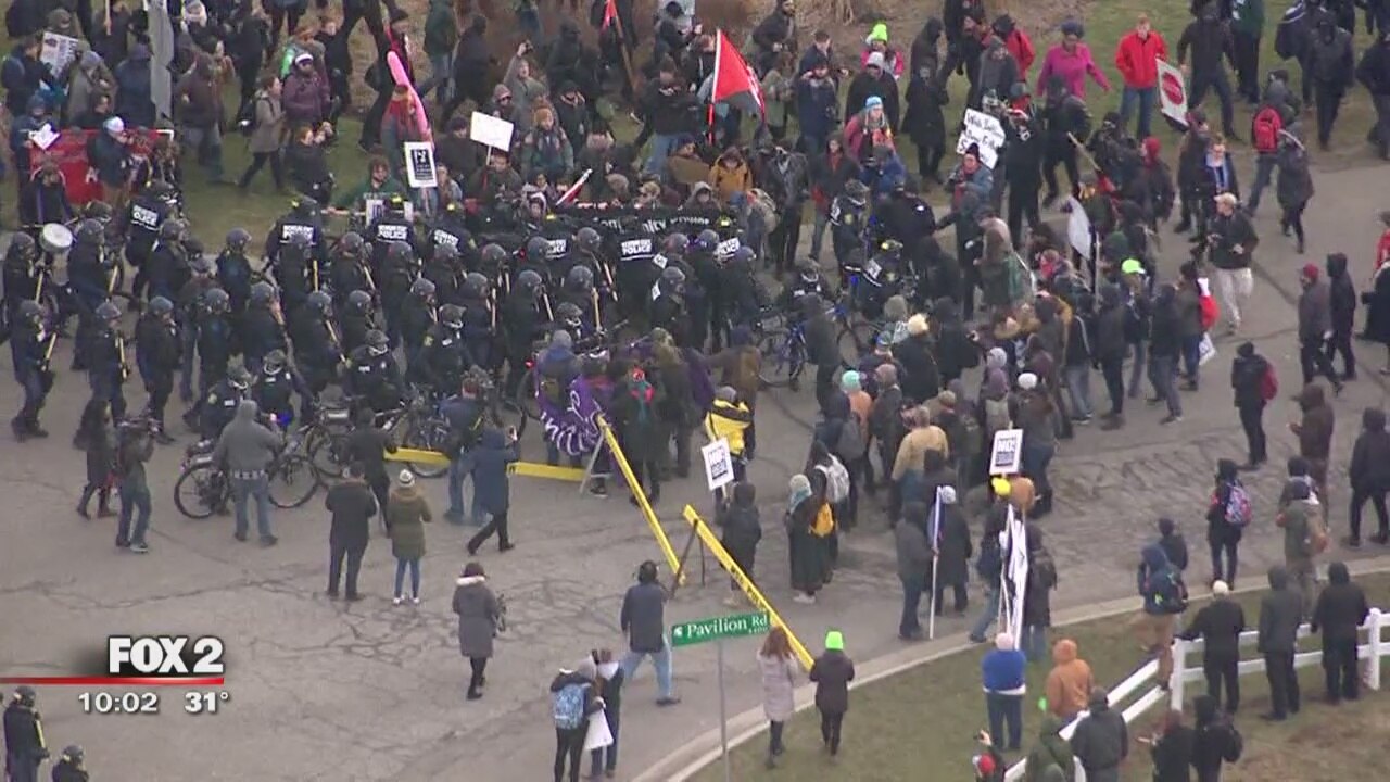 Tension boils over with violence at MSU for white nationalist event