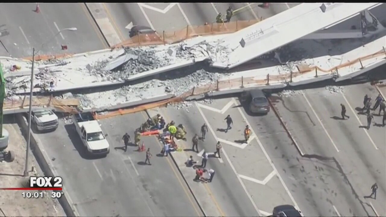 At least 4 dead, 9 injured, in Florida bridge collapse