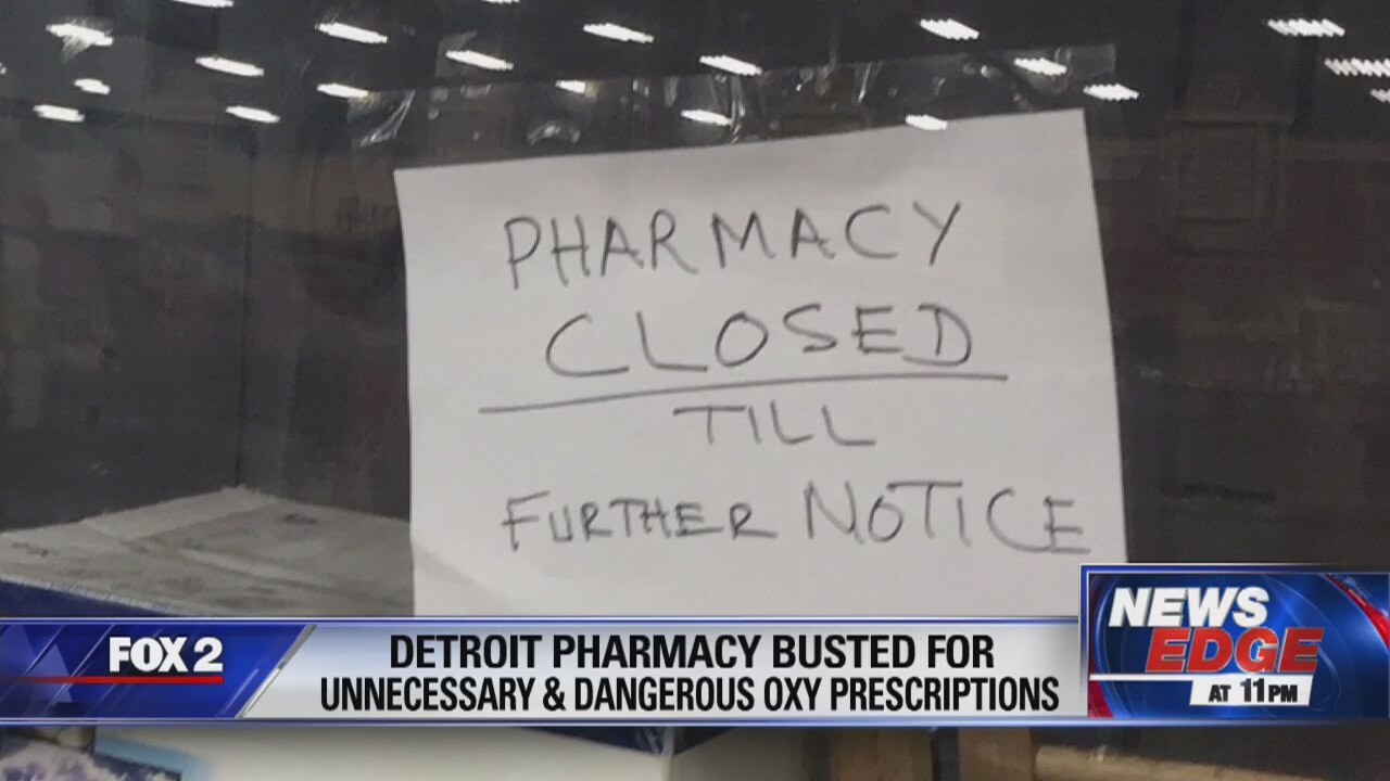 Detroit pharmacy busted for unnecessary prescriptions