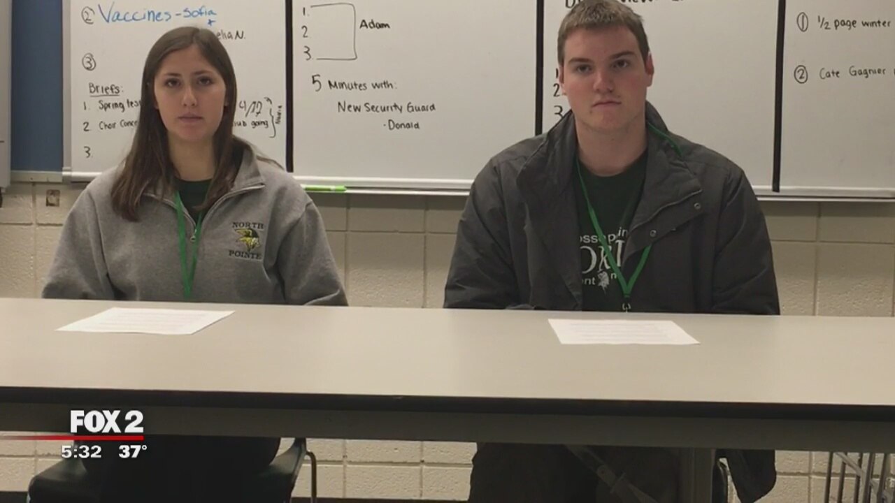 Some Grosse Pointe students sit out protest claiming opinion suppression