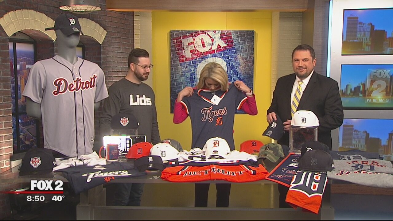 Tigers fashions for Opening Day with LIDS