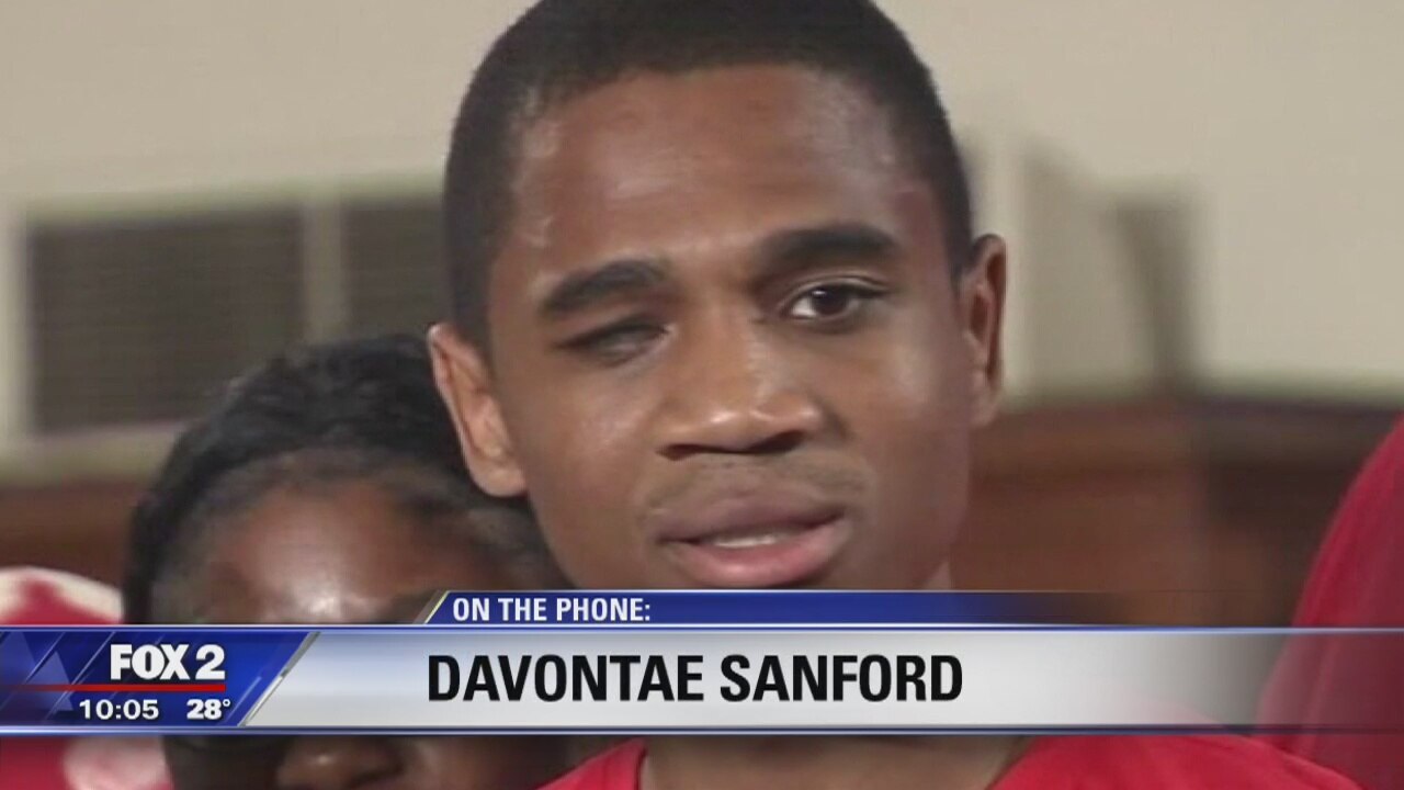 Davontae Sanford talks to Fox 2 following his arrest in Arizona