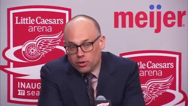 Blashill, Hicketts, Kronwall & Zetterberg after 5-2 win over Penguins