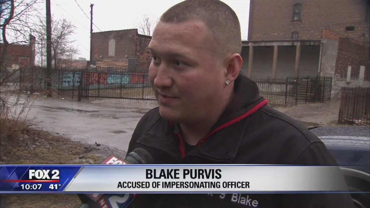 Man called fake k-9 officer says he feeds hungry in metro Detroit