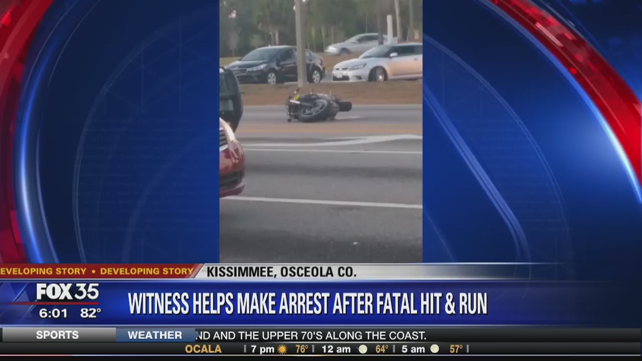 Witnesses help make arrest in fatal hit and run