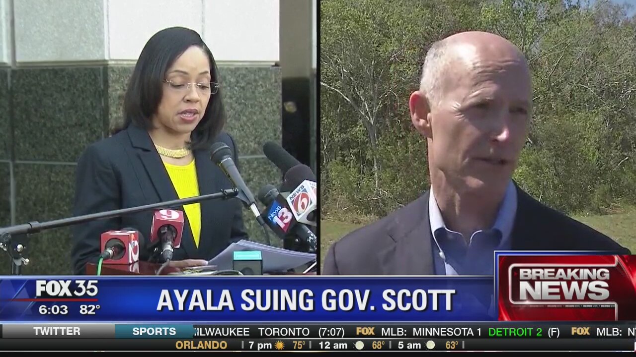 Prosecutor Aramis Ayala suing Governor Scott