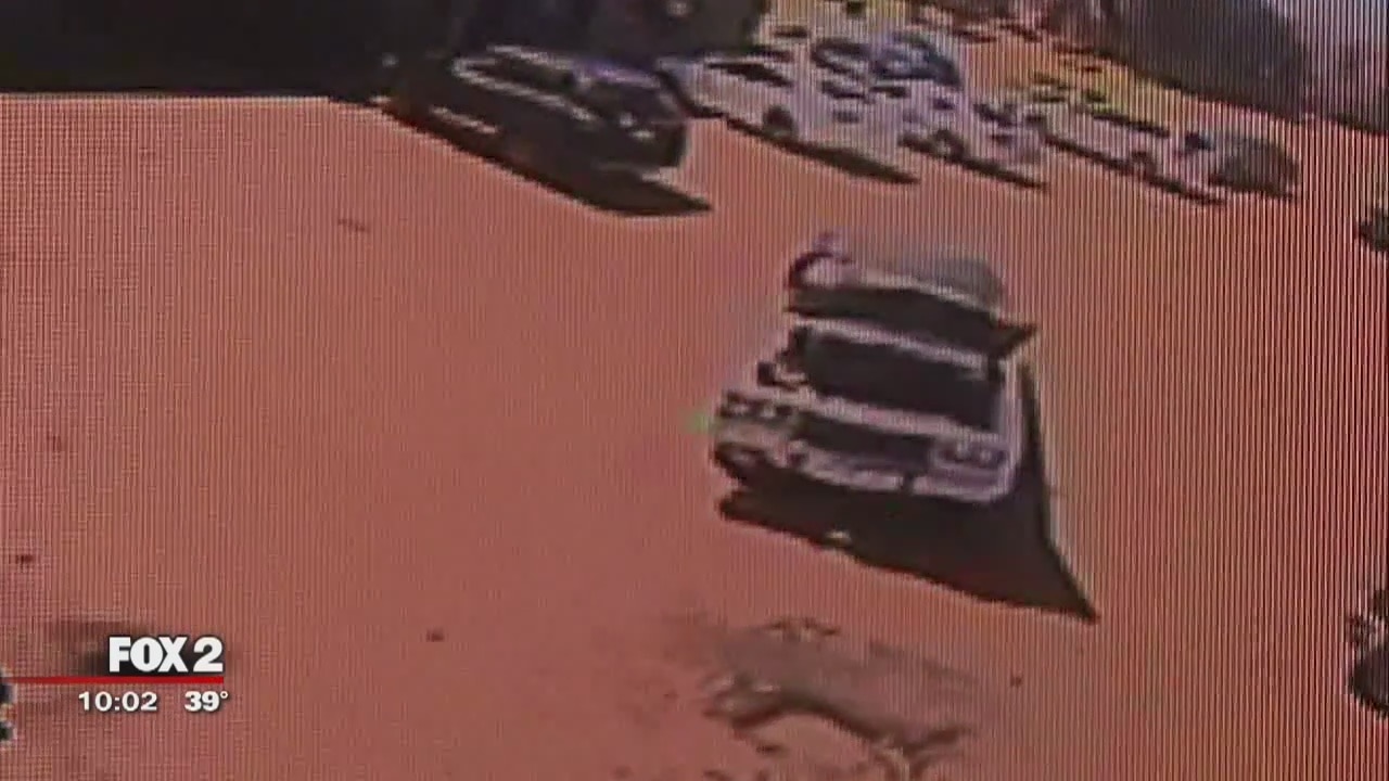 Man chases his robbers, gets car shot up on Detroit's west side