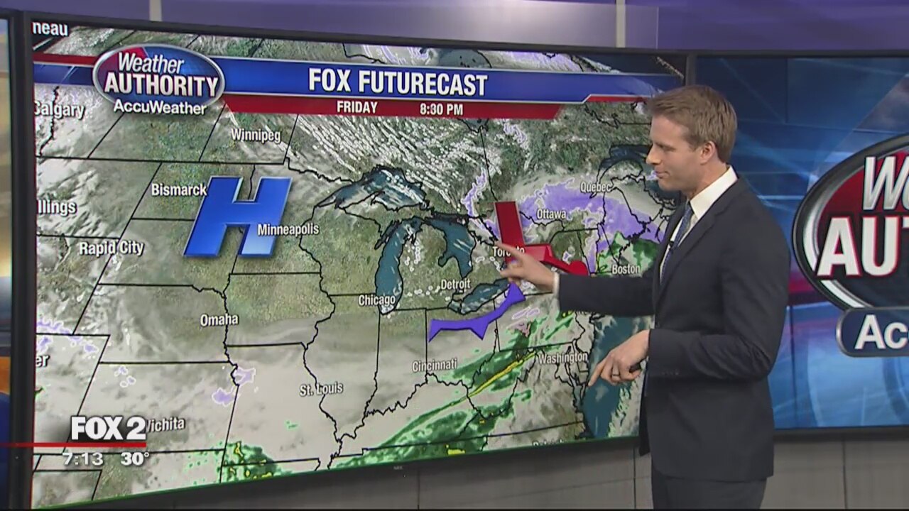 Thursday forecast: snow arrives overnight