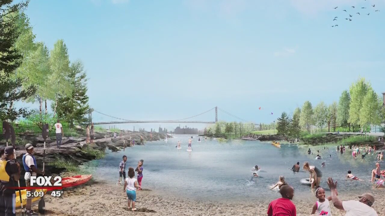 Winning design for Detroit Riverfront Park chosen