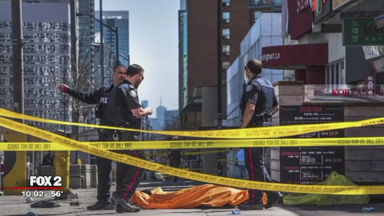 Van kills 10 and injures 15 in Toronto; arrested driver named