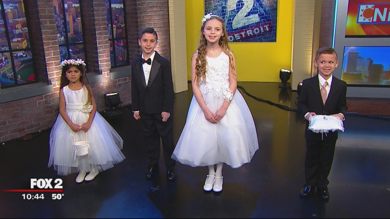 Wedding fashions for kids from Connie's Children's Shop