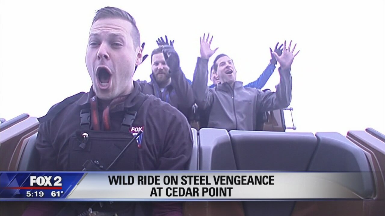 Derek rides Cedar Point's all new Steel Vengeance