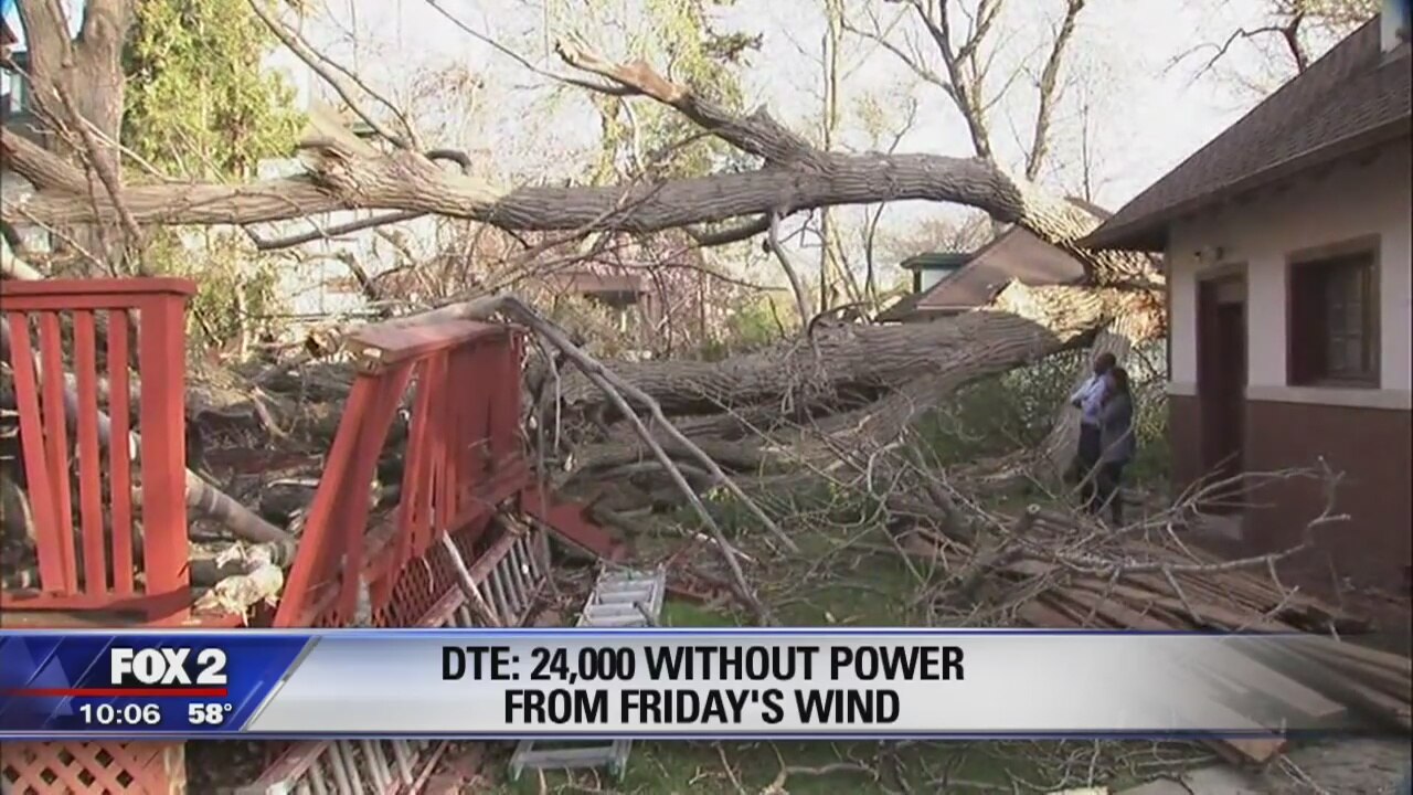24k without power from Friday's wind