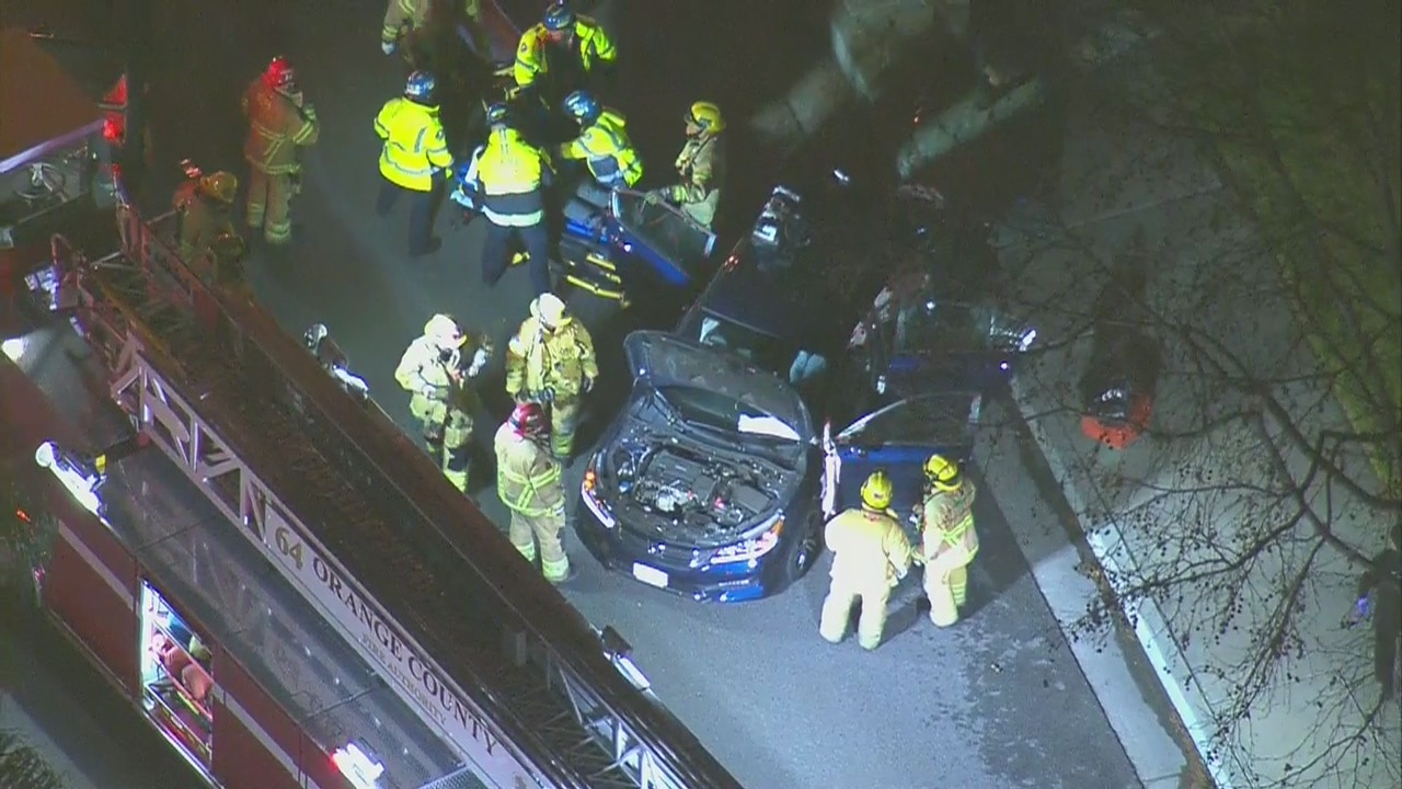 Westminster 2-car rollover crash