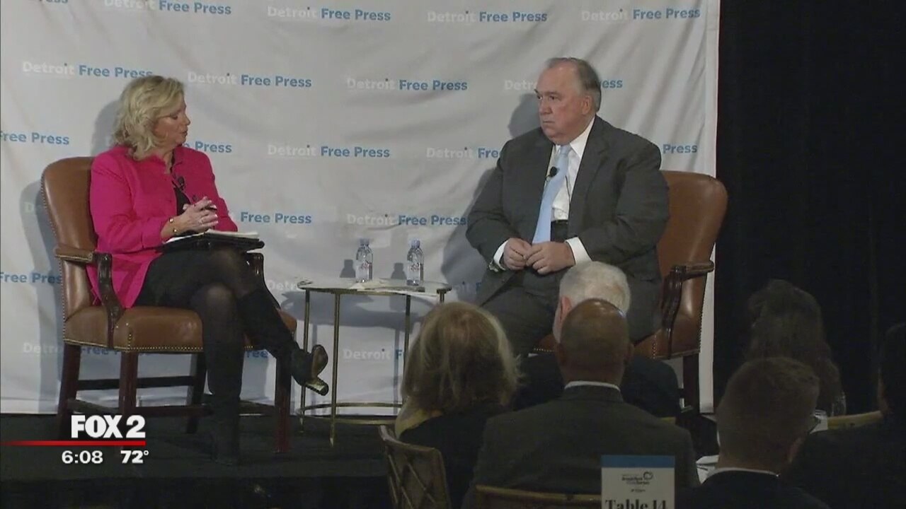 Interim MSU President John Engler speaks about school post-Larry Nassar