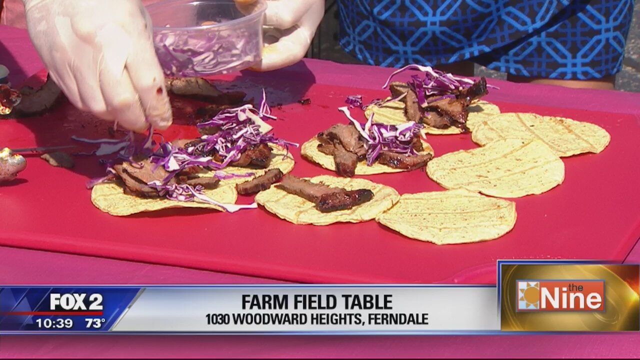 Skirt Steak Tacos with Farm Field Table Grilling