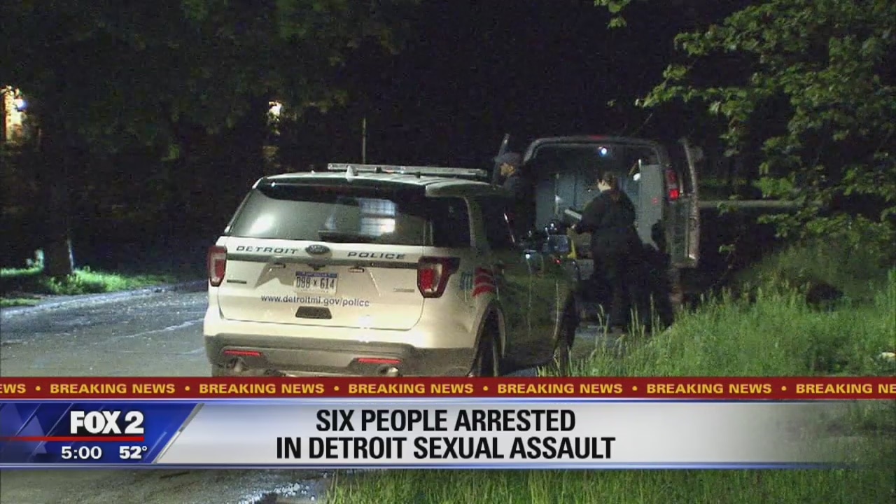 6 men arrested after sex assault of two women