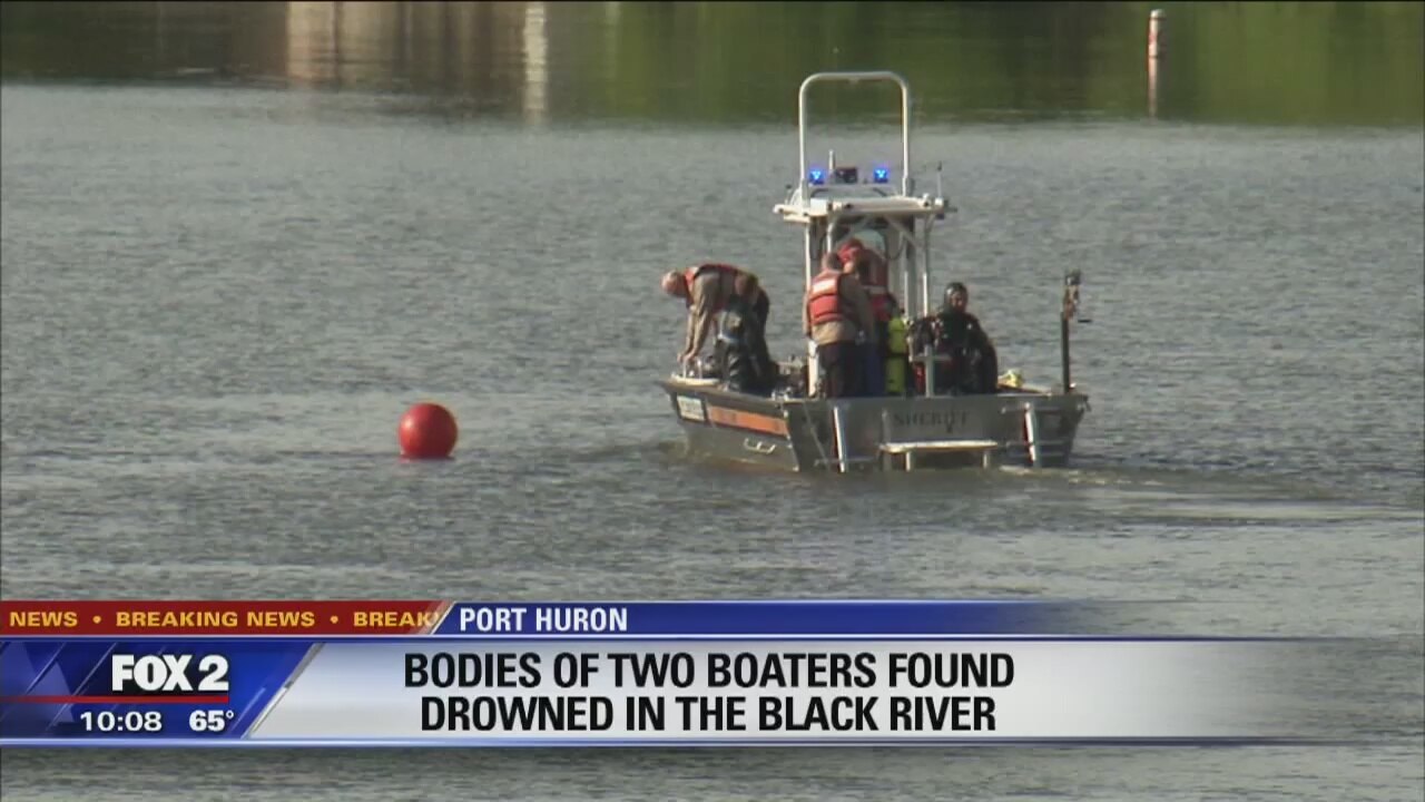 Both bodies of boaters recovered from Black River in Port Huron
