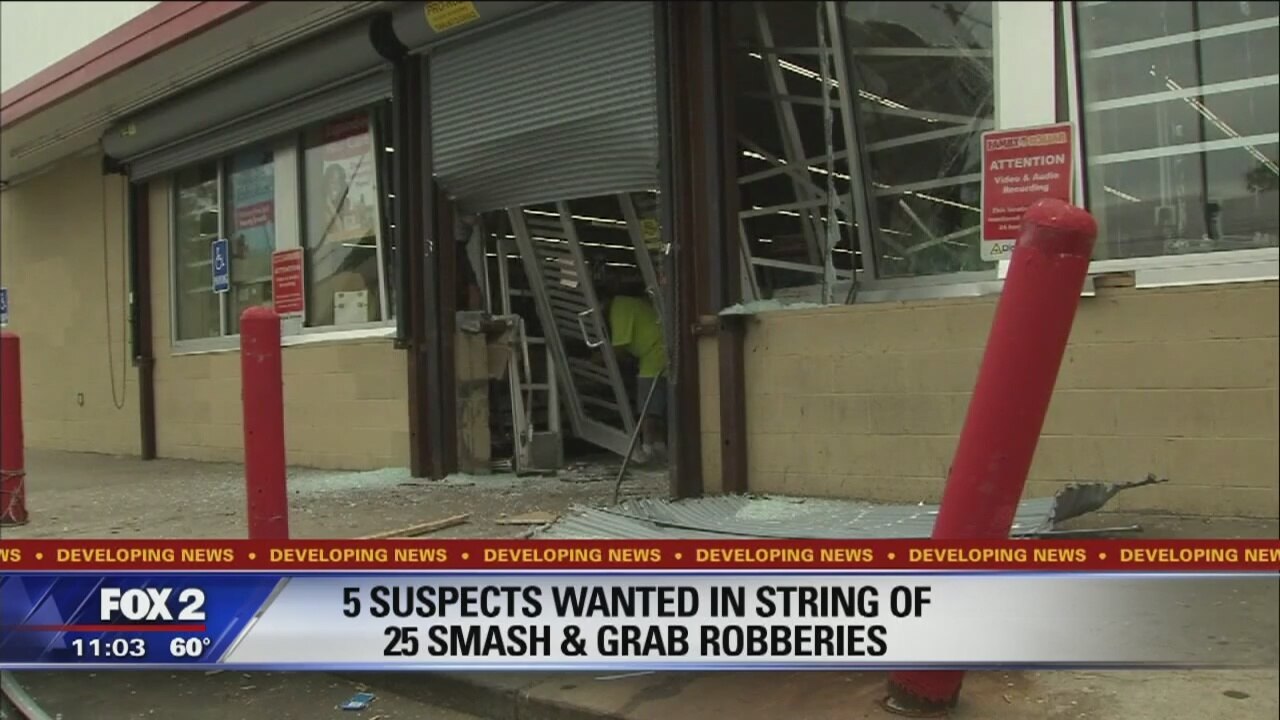Another smash-and-grab investigated on Detroit's west side