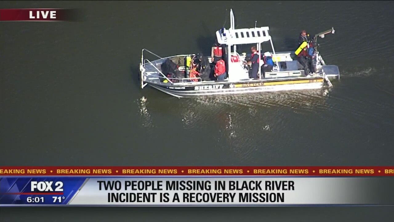2 people missing in Port Huron's Black River